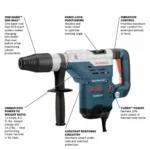 Bosch 1-5/8 inch SDS Max concrete combination hammer drill