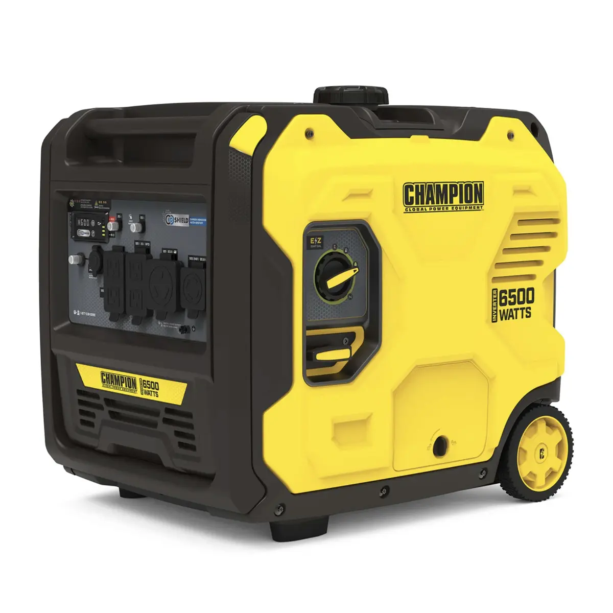 Champion-6500-Watt-Inverter-Generator-portable-enclosed-design.webp Champion 6500 Watt Inverter Generator RV Ready with CO Shield and Quiet Technology - Image 1