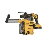 DeWalt cordless SDS Plus hammer drill with dust collector system