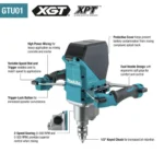 Makita XGT mixing drill heavy duty cordless construction tool