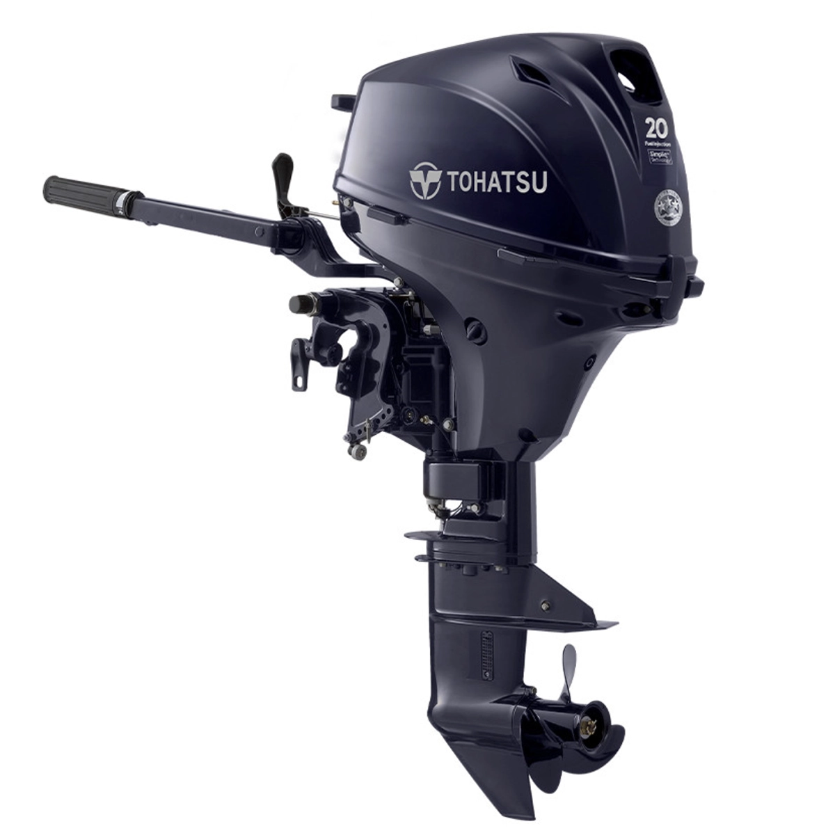 Tohatsu-20hp-MFS20EEFL-Outboard-Motor.webp Tohatsu 20hp MFS20EEFL Outboard Motor - Image 1