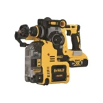brushless SDS plus hammer drill with integrated vacuum system